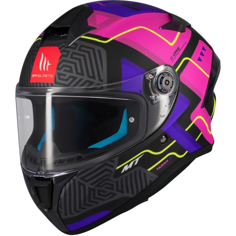 MT Helmets Targo S Brik matná černo-růžová Mt Helmets