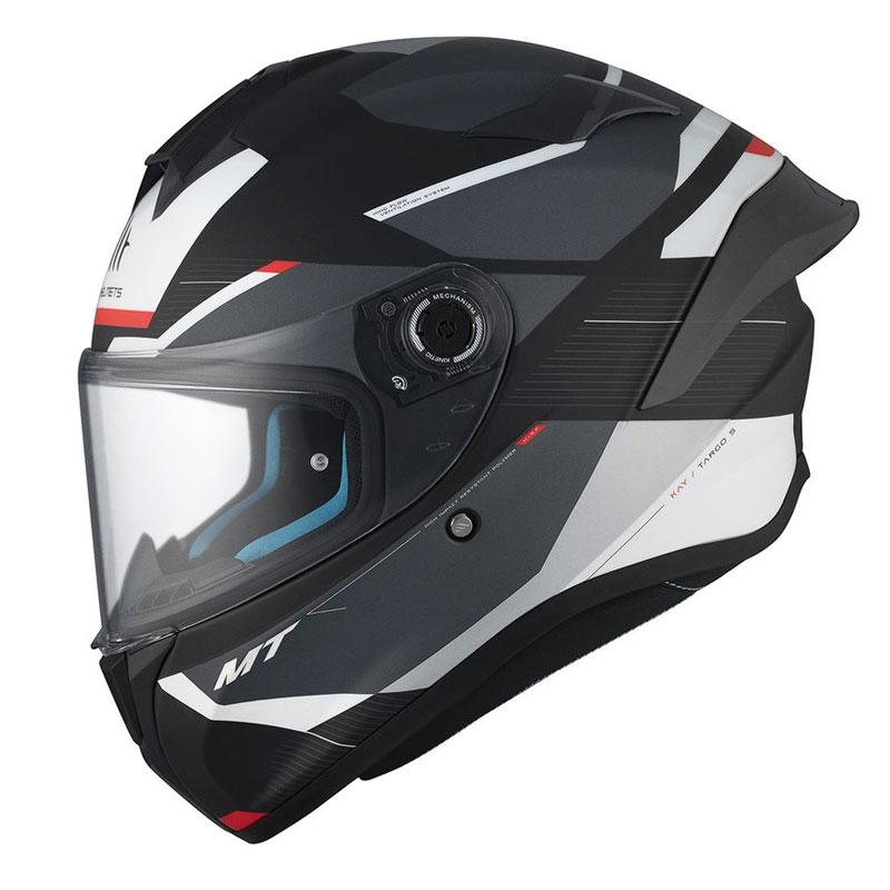 MT Helmets Integrální helma TARGO S KAY B2 matná černo-šedo-bílá Mt Helmets