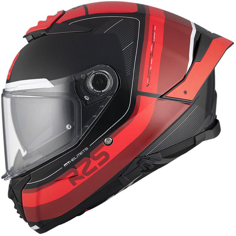 MT Helmets THUNDER 4 SV R25 B2 lesklá červeno-černá Mt Helmets