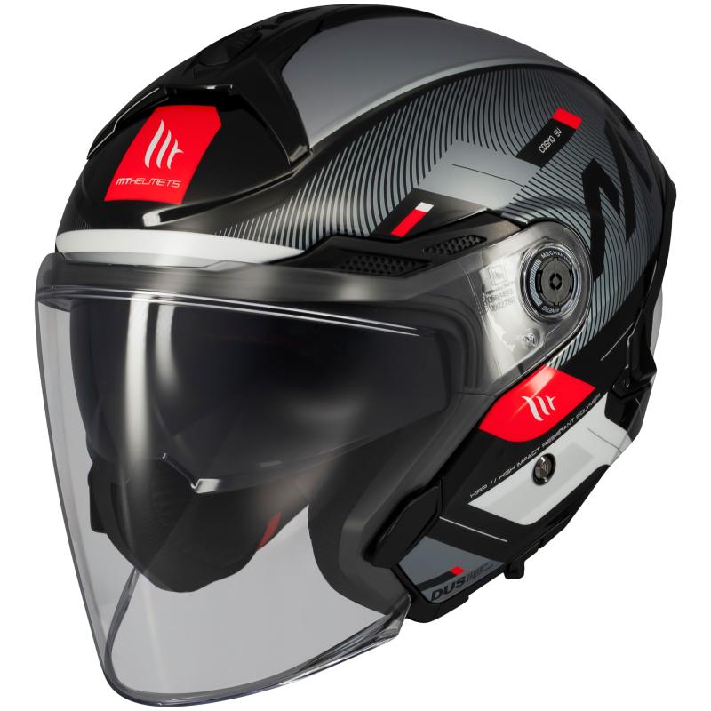 MT Helmets Cosmo SV Silence černo-šedo-bílá Mt Helmets