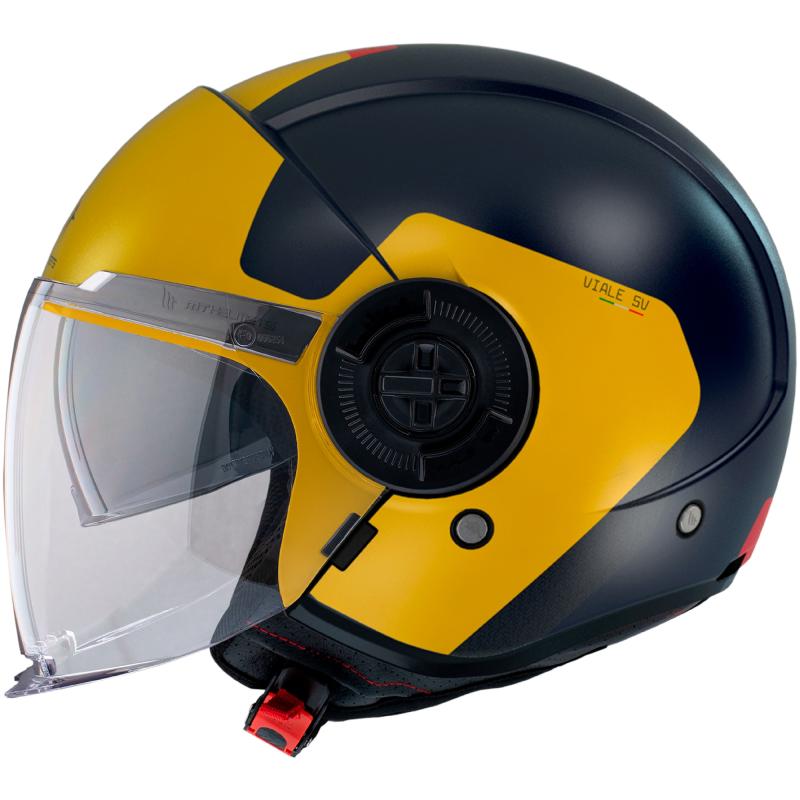 MT Helmets Viale SV Beta D3 černo-zlatá Mt Helmets