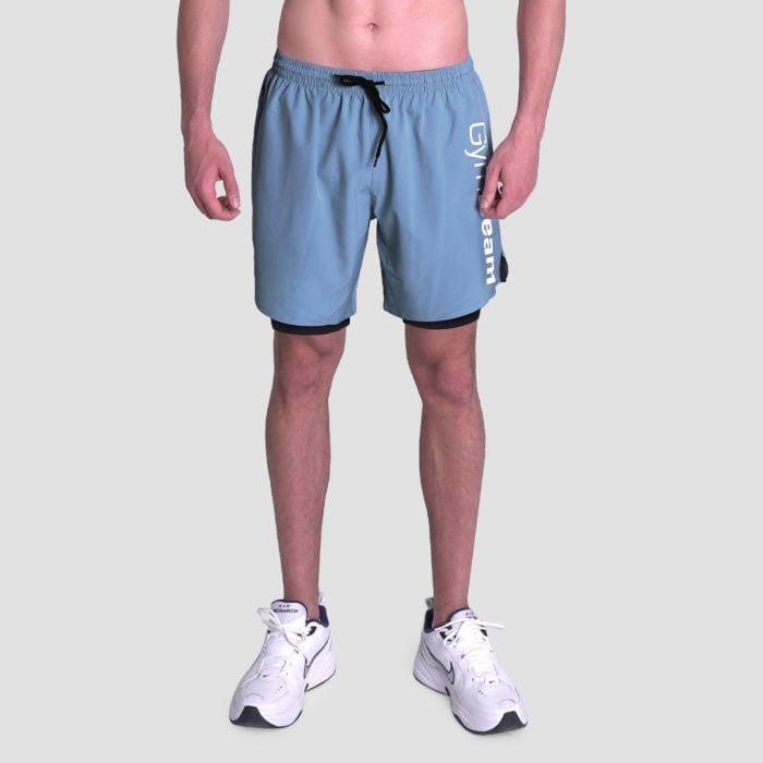 GymBeam 2in1 Shorts Essence Blue GymBeam