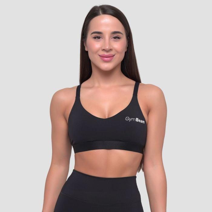 GymBeam Essence String Sports Bra Black GymBeam