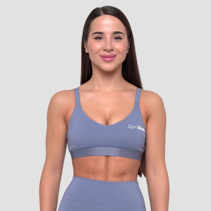 GymBeam Essence String Sports Bra Denim Blue GymBeam