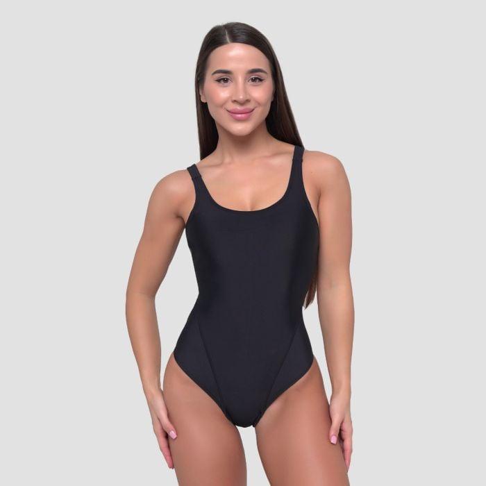GymBeam Sportovní jednodílné plavky Black GymBeam