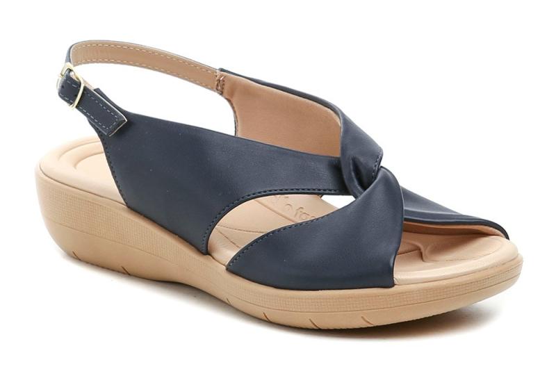 Piccadilly 239015-23 navy dámské nadměrné sandály šíře H Piccadilly