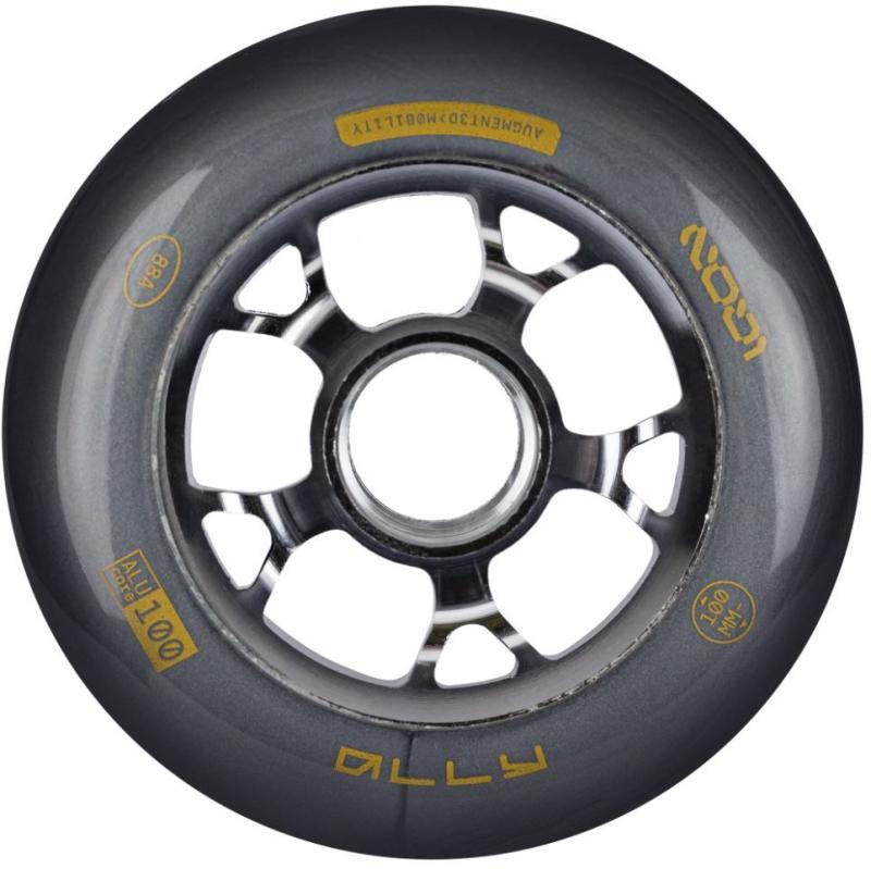 Powerslide Kolečka Iqon Ally Black (3ks) Powerslide