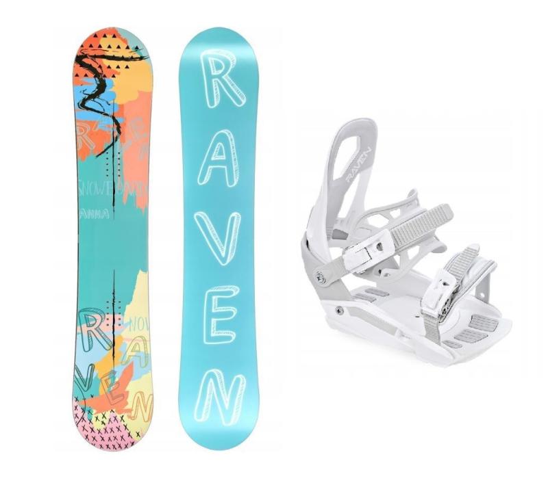 Raven Anna snowboard + Raven S230 White vázání Raven