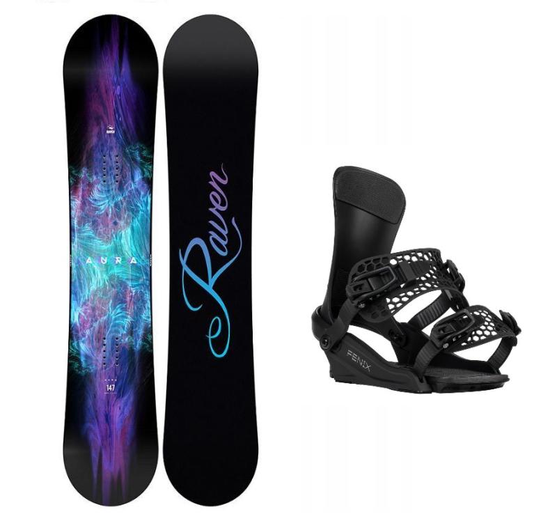 Raven Aura dámský snowboard + Gravity Fenix black vázání Raven