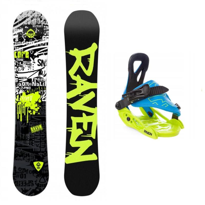 Raven Core Junior mini dětský snowboard + Raven s160 vázání Raven