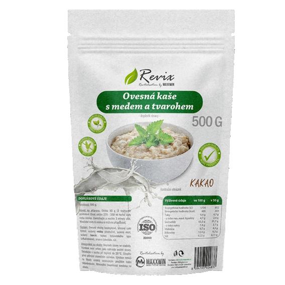 Revix Ovesná kaše s medem a tvarohem 500g Revix