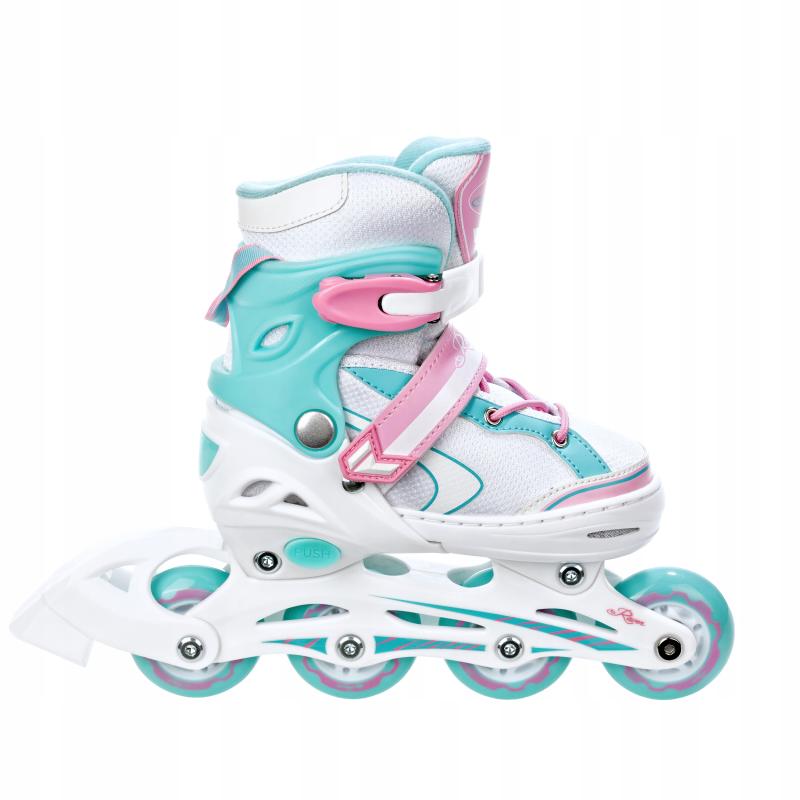 Raven Lia MINT dětské kolečkové brusle s led kolečkem Raven