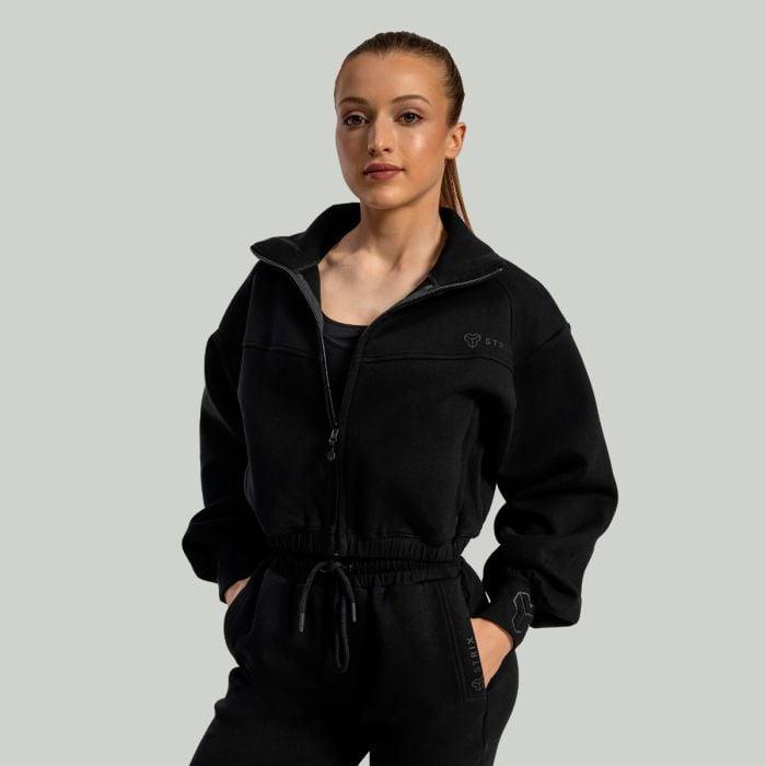 STRIX Dámská mikina Lunar Zip-Up Black GymBeam