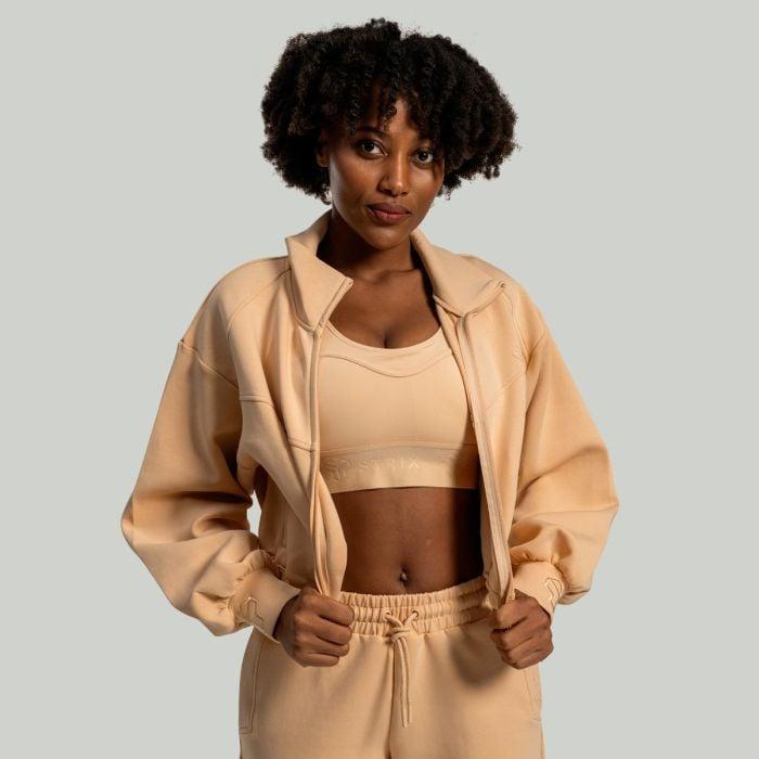 STRIX Dámská mikina Lunar Zip-Up Sandshell GymBeam