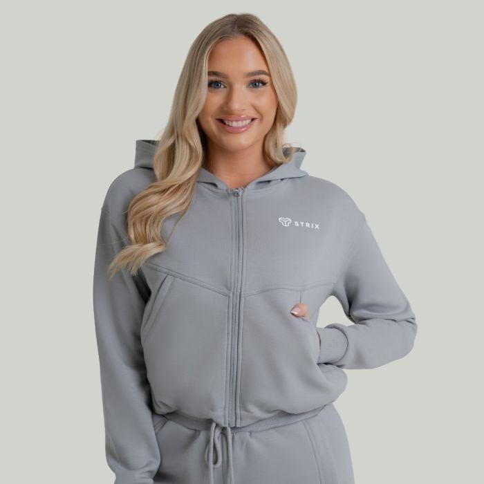 STRIX Dámská mikina ZOA Zip-Up Smoke GymBeam