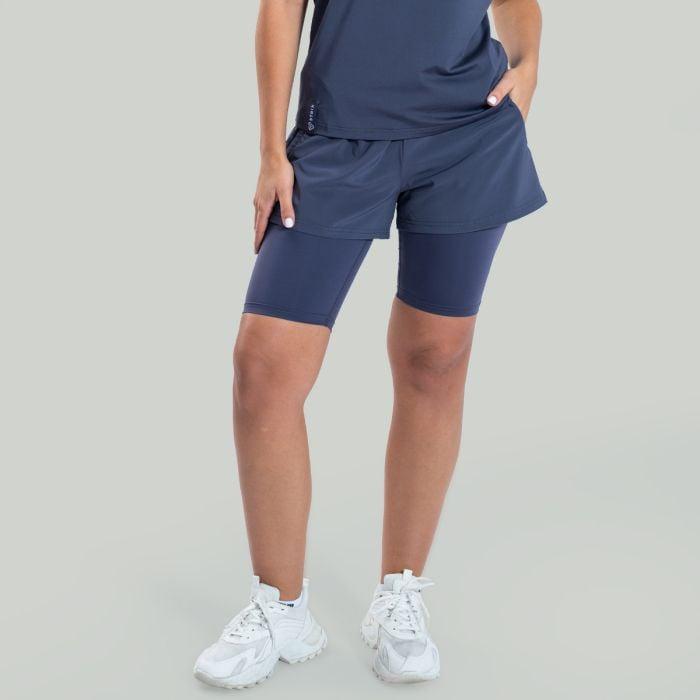STRIX Dámské šortky 2in1 ULTRA Graystone GymBeam
