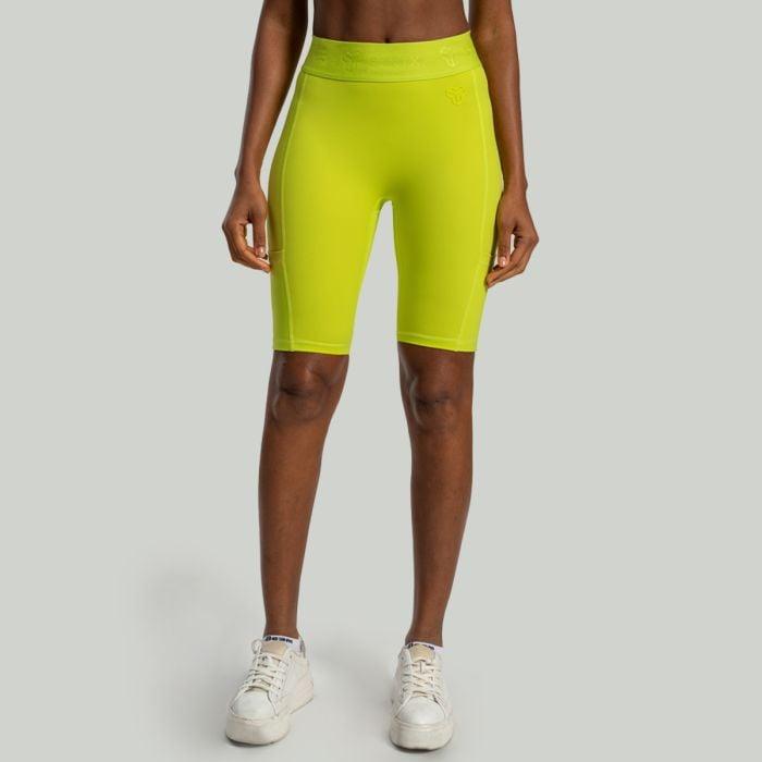 STRIX Dámské šortky Biker Lunar Chartreuse GymBeam