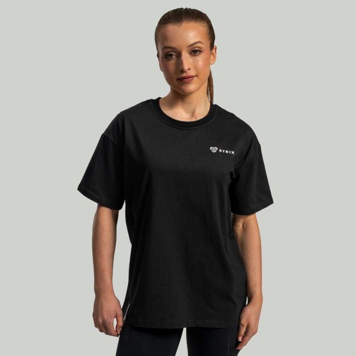 STRIX Dámské triko Lunar Oversized Black GymBeam