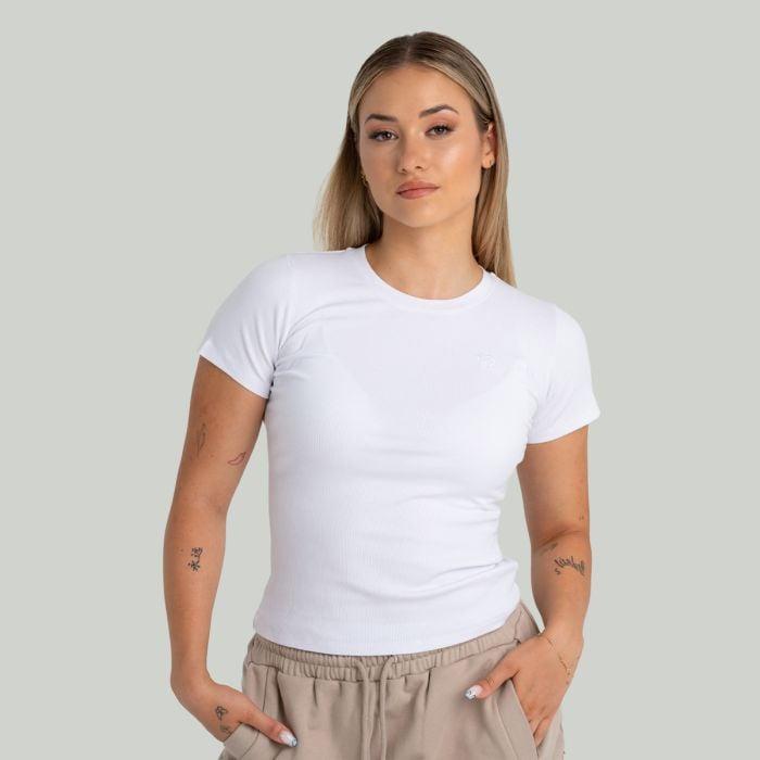 STRIX Dámské triko Ribbed White GymBeam