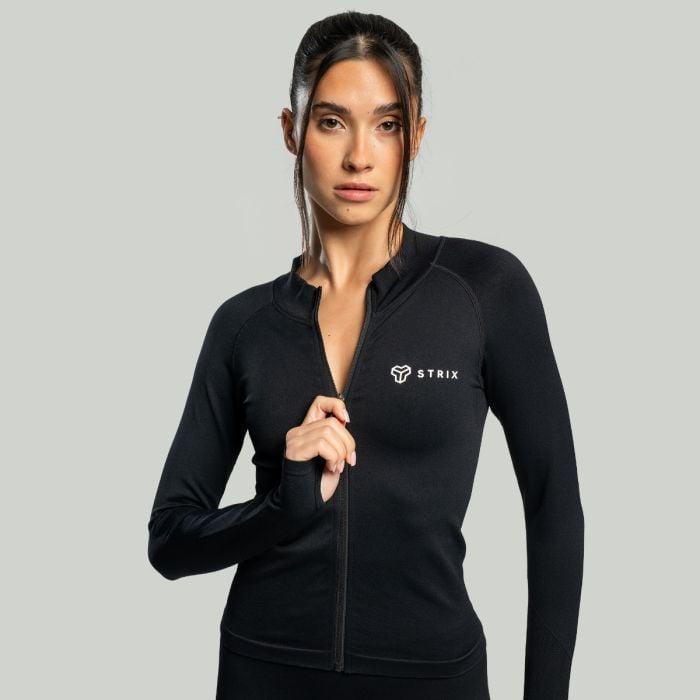 STRIX Dámský sportovní top Seamless Black GymBeam