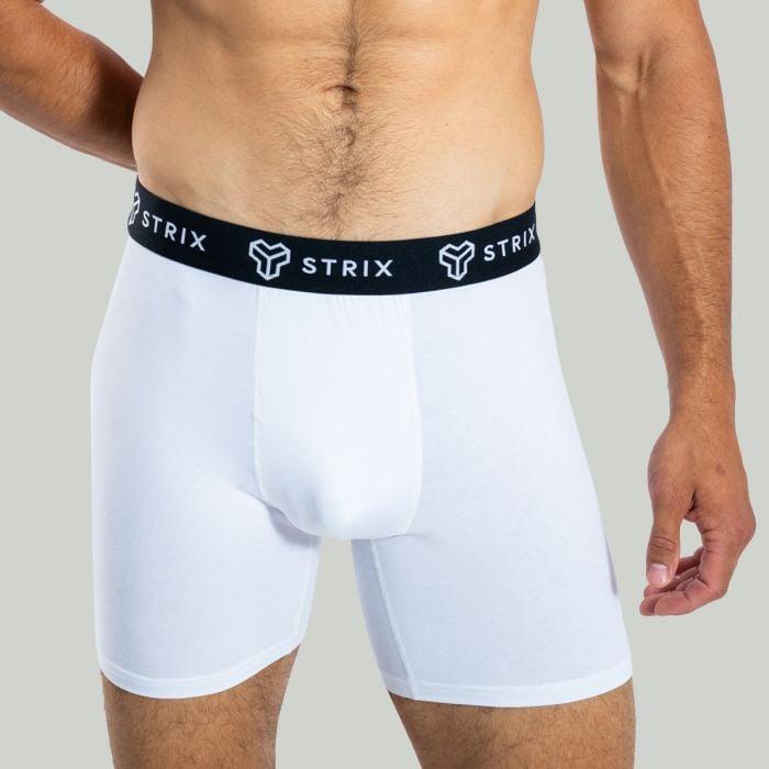 STRIX Pánské boxerky Essential 2Pack White GymBeam