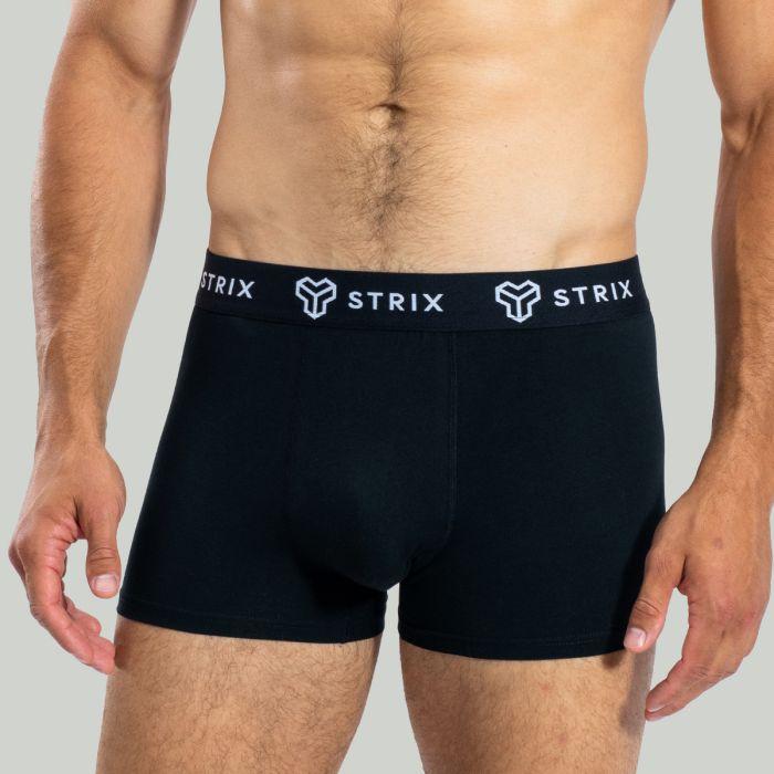 STRIX Pánské boxerky Essential Trunks 2Pack Black GymBeam