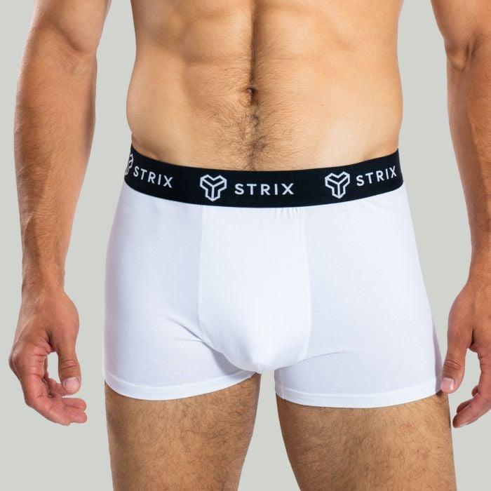 STRIX Pánské boxerky Essential Trunks 2Pack White GymBeam