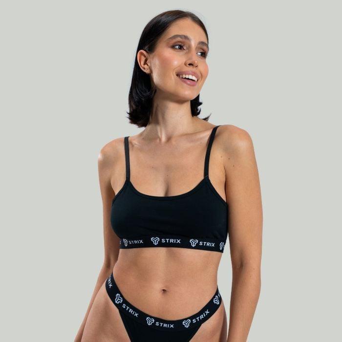 STRIX Podprsenka String Bralette Black GymBeam