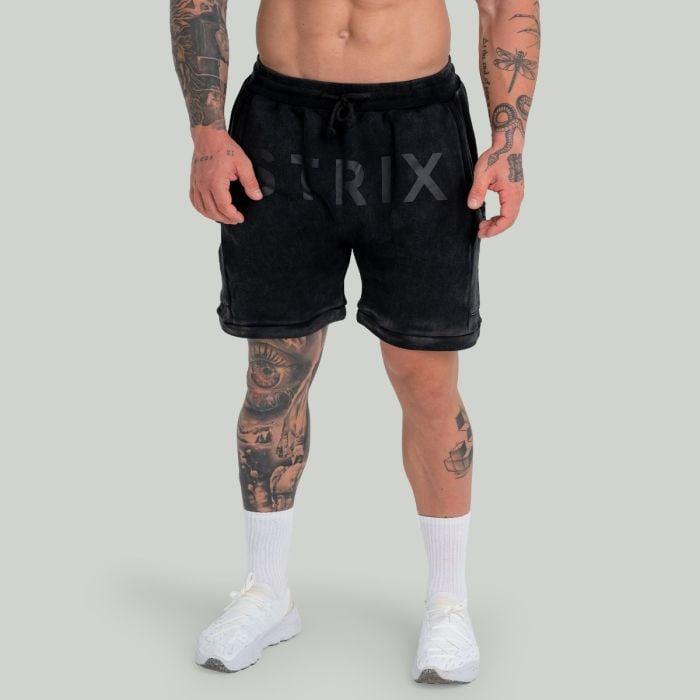 STRIX Shorts Washed Black GymBeam
