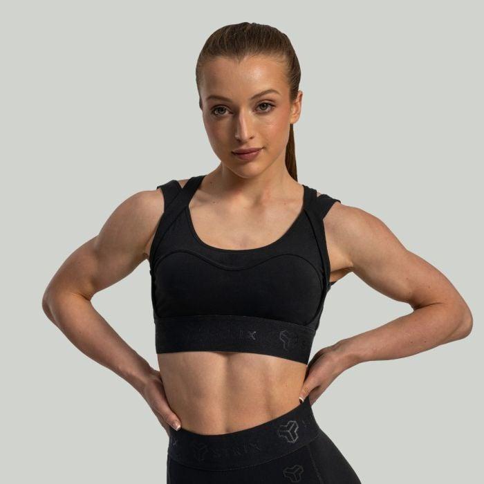 STRIX Sportovní podprsenka Lunar Black GymBeam
