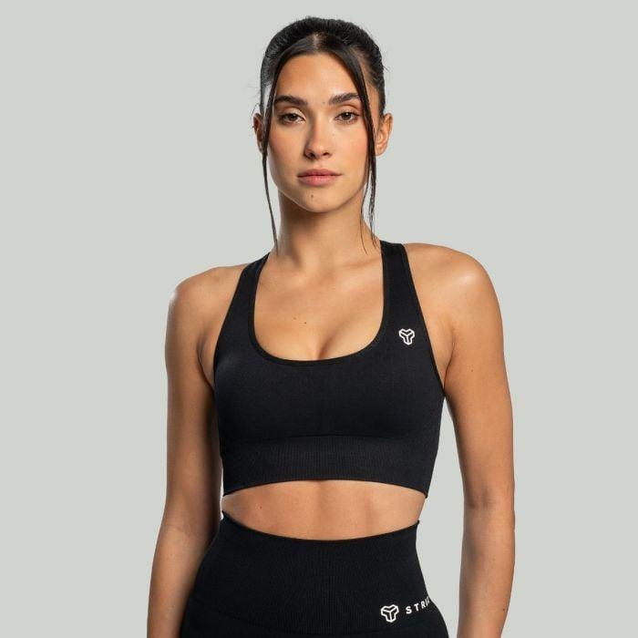 STRIX Sportovní podprsenka Seamless Black GymBeam