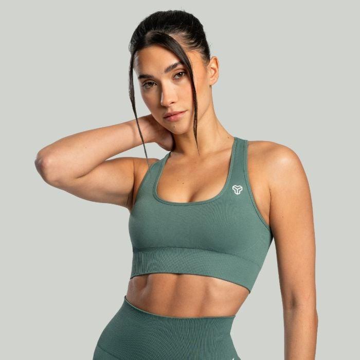 STRIX Sportovní podprsenka Seamless Moss GymBeam