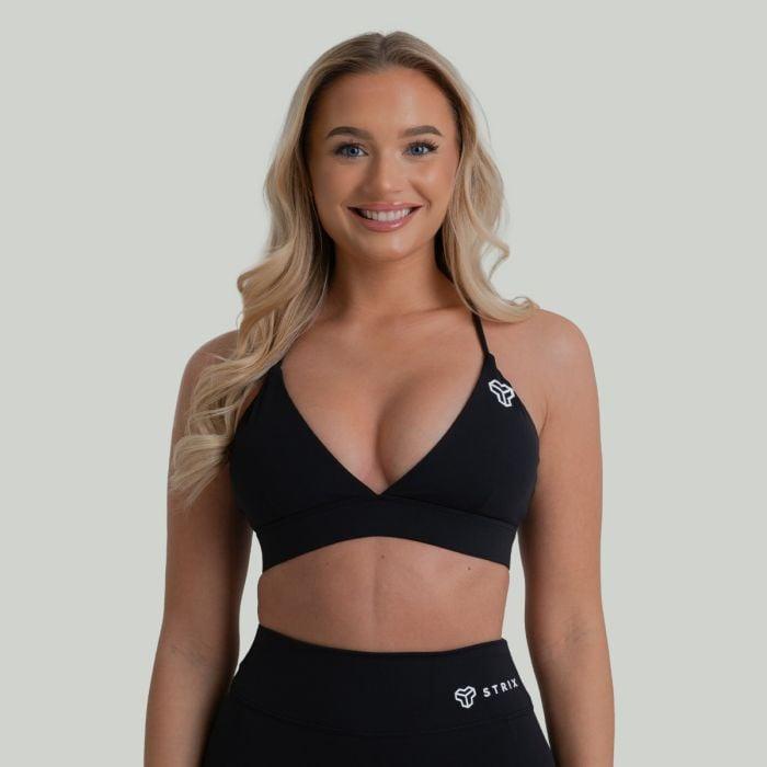 STRIX Sportovní podprsenka Triangle ZOA Black GymBeam