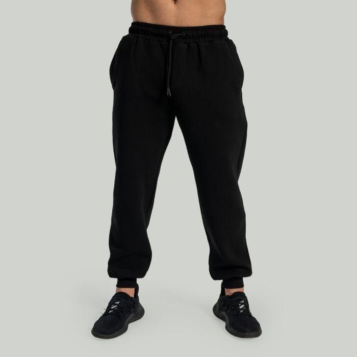 STRIX Tepláky Relaxed Black GymBeam