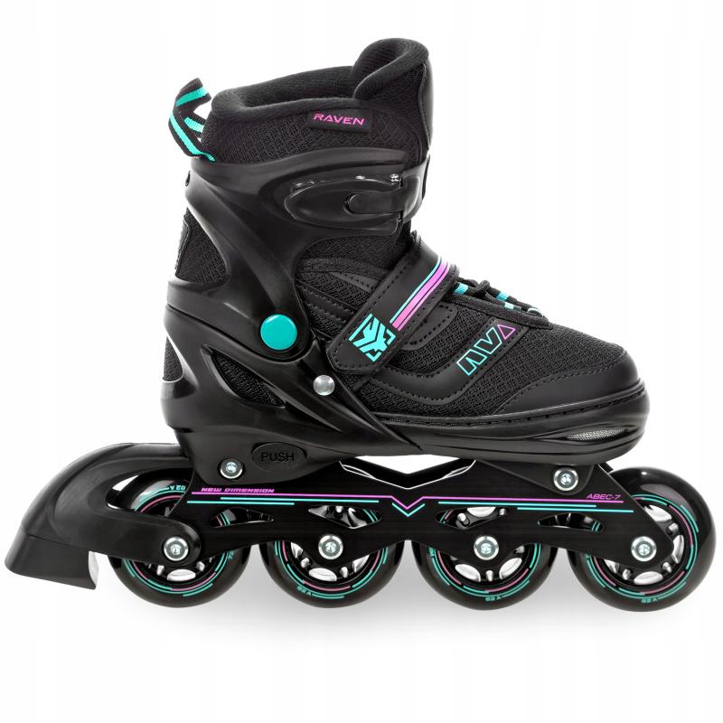 Raven Drill mint/pink dětské kolečkové brusle Raven