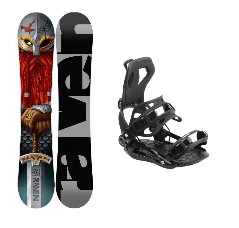 Raven Dwarf pánský snowboard + Hatchey Fastec snowboardové vázání Raven