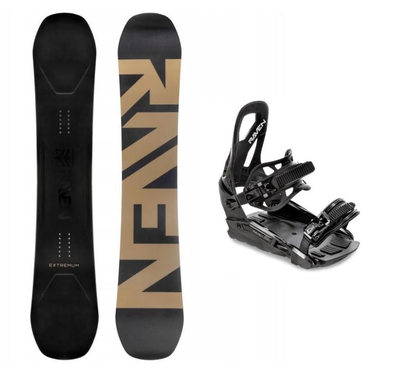 Raven Extremum Carbon Gold snowboard + Raven S230 Black vázání Raven