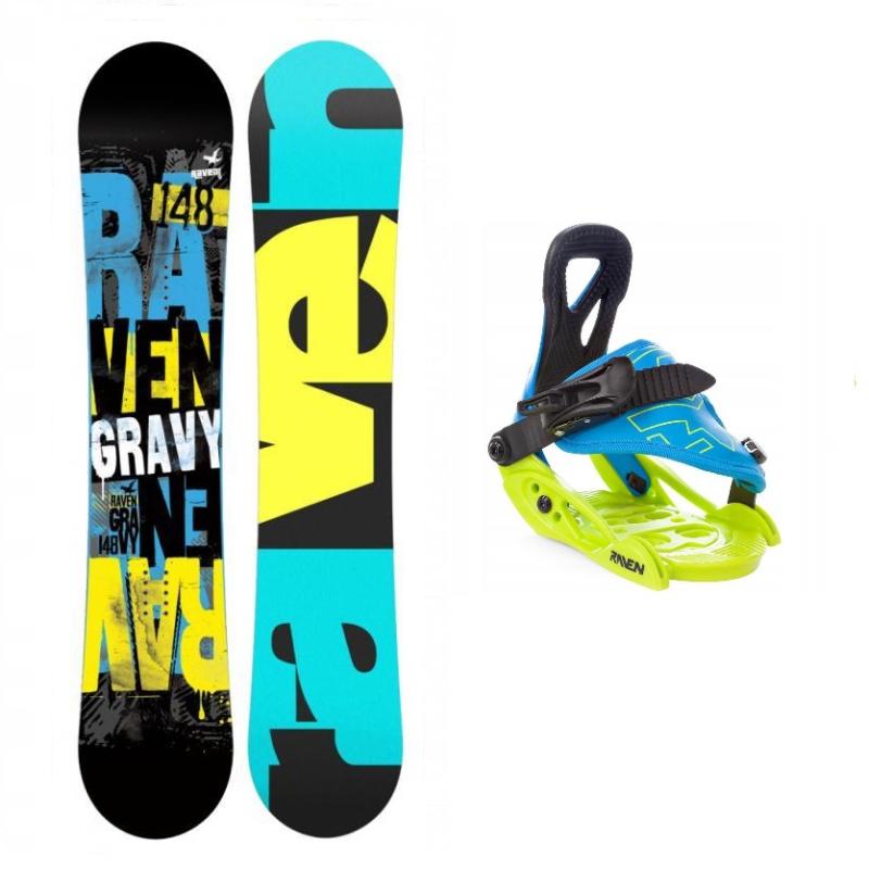 Raven Gravy junior mini dětský snowboard + Raven s160 dětské snb vázání Raven
