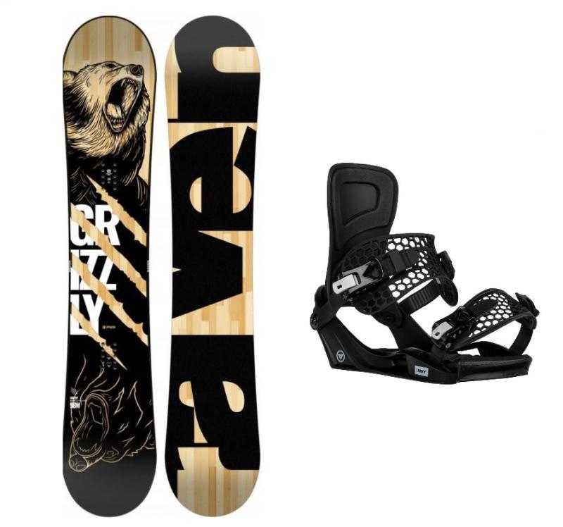 Raven Grizzly snowboard + Gravity Indy black vázání Raven