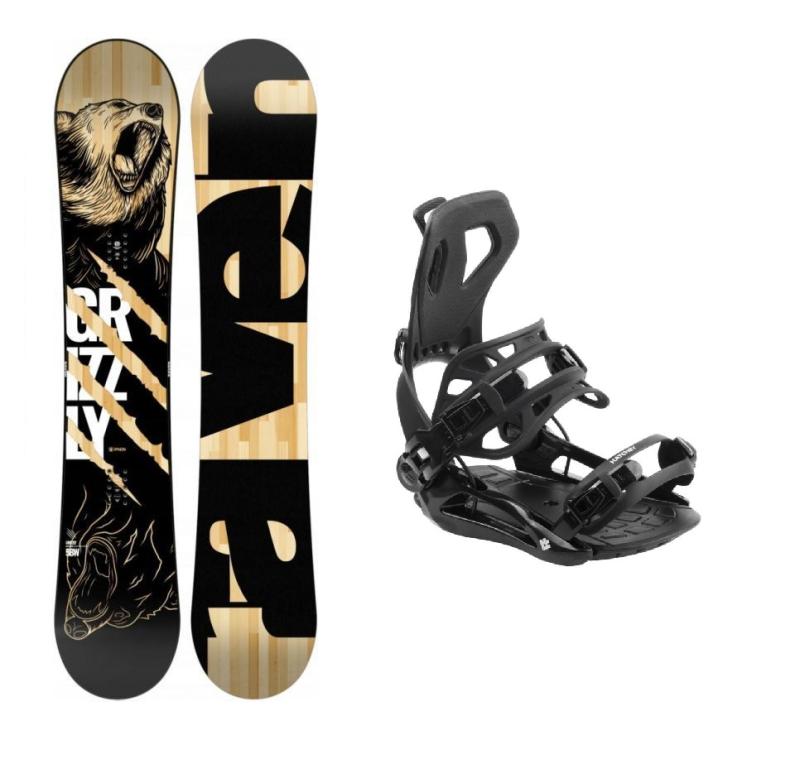 Raven Grizzly snowboard + Hatchey Fastec vázání Raven