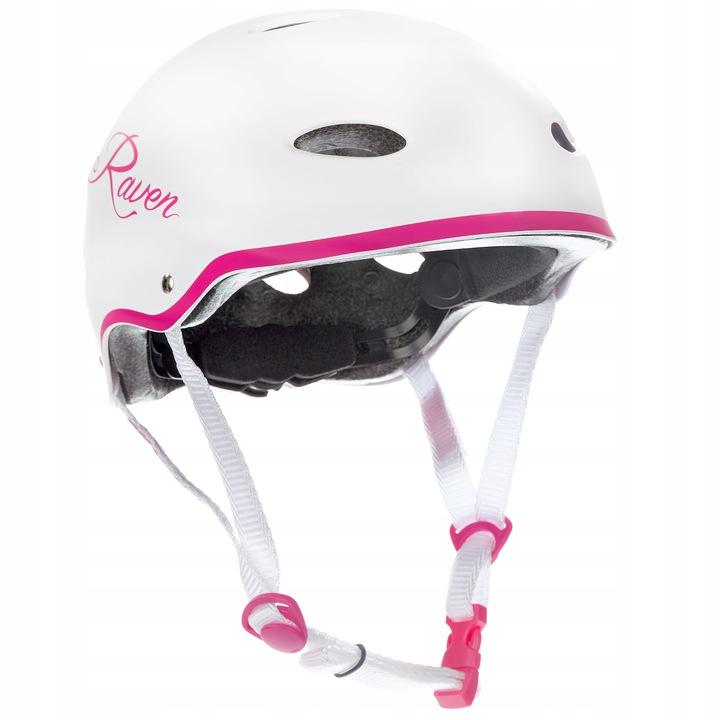 Raven F511 white/pink helma Raven