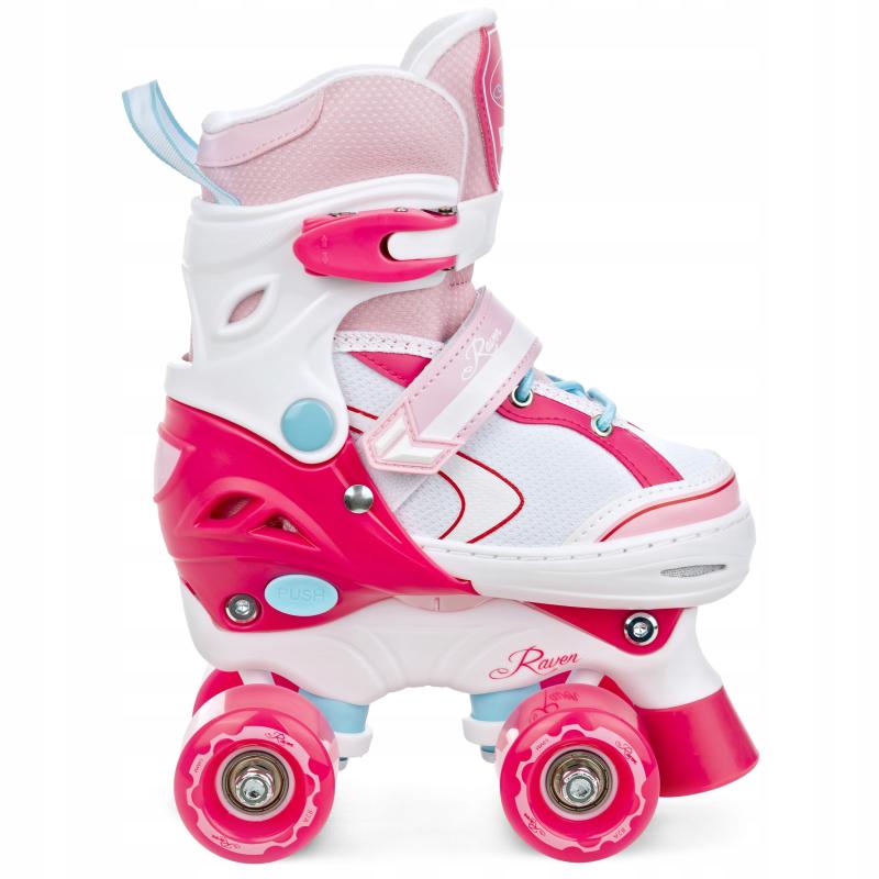 Raven Lia PINK Roller dětské kolečkové quad brusle Raven