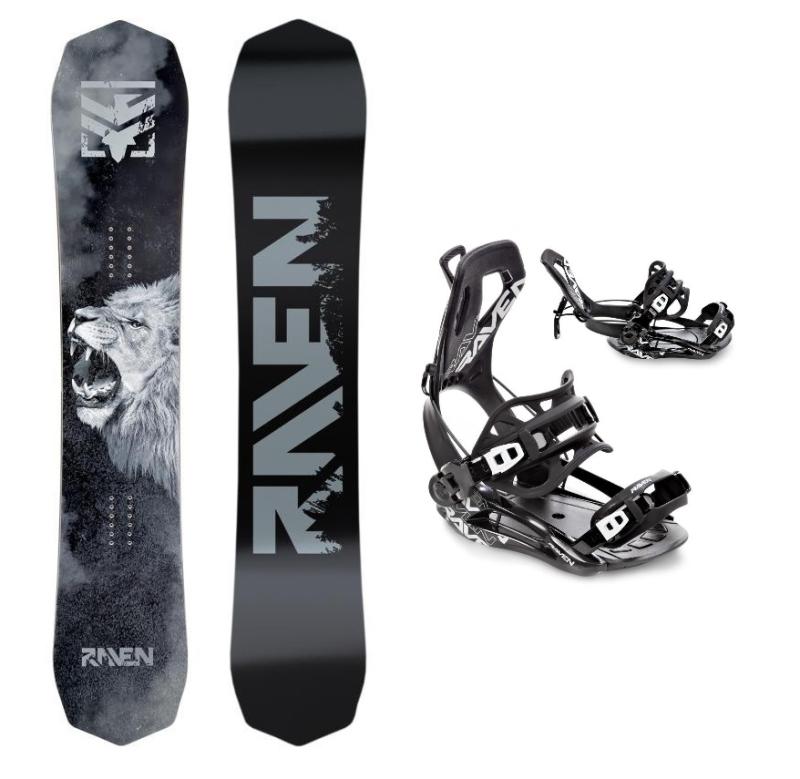 Raven Lion pánský snowboard + Raven Fastec FT360 black vázání Raven