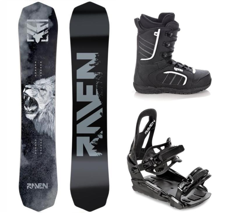Raven Lion pánský snowboard + Raven S230 Black vázání + Raven Target obuv Raven