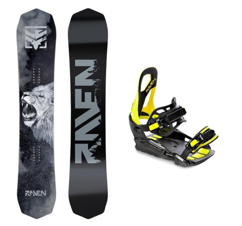 Raven Lion pánský snowboard + Raven S230 lime vázání Raven