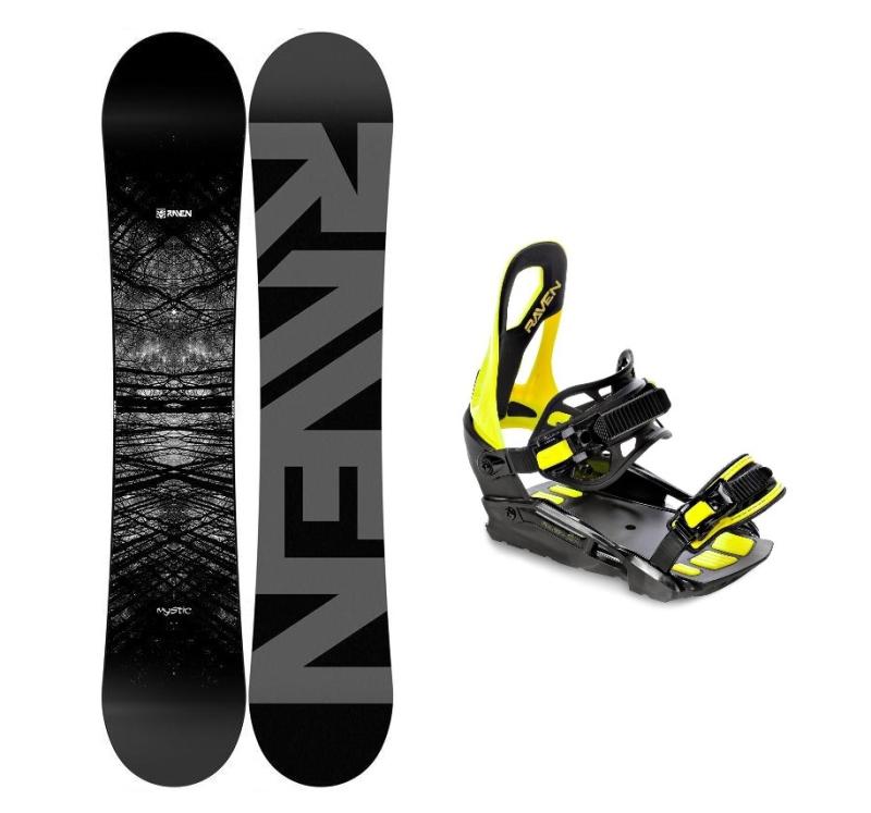 Raven Mystic snowboard + Raven S230 lime vázání Raven