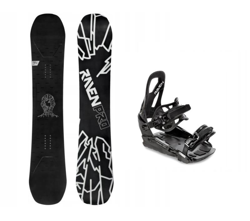 Raven PRO OpenMind Carbon snowboard + Raven S230 Black snowboardové vázání Raven