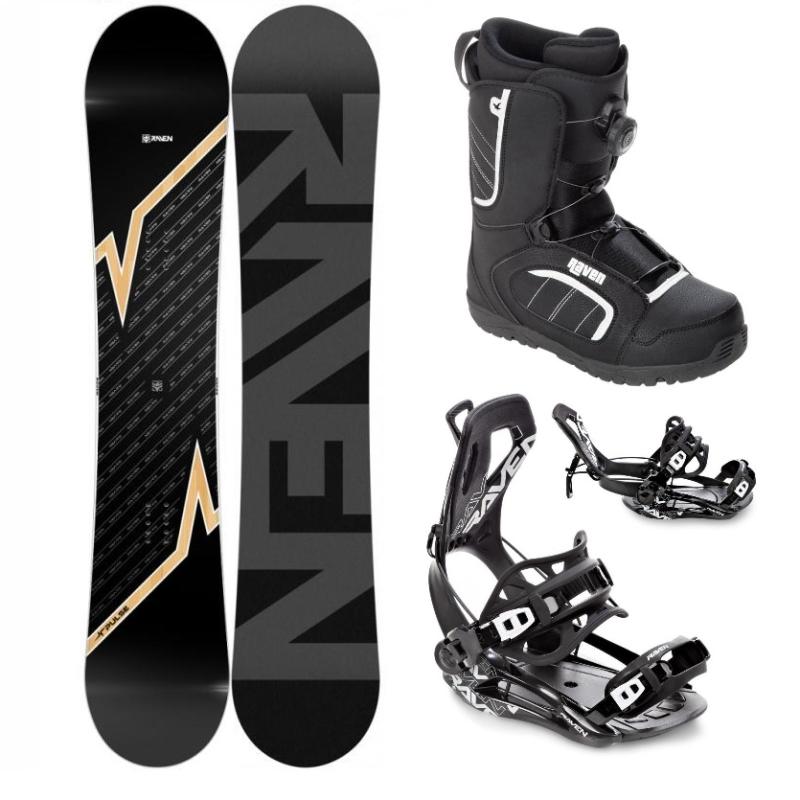Raven Pulse snowboard + Raven Fastec FT360 black vázání + Raven Target ATOP obuv Raven