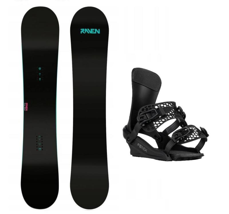 Raven Pure mint dámský snowboard + Gravity Fenix black vázání Raven
