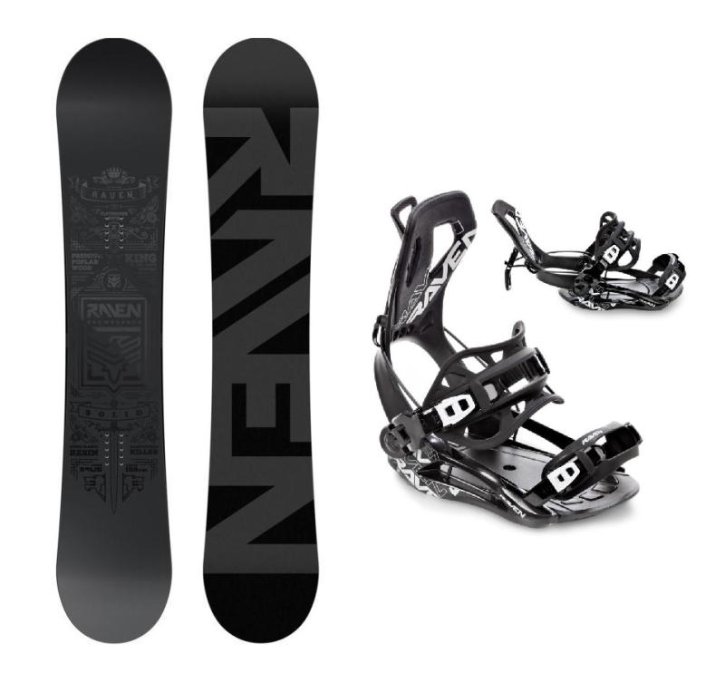 Raven Solid steel snowboard + Raven Fastec FT360 black vázání Raven